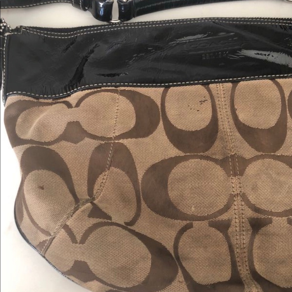 Authentic Coach C monogram “Laura” signature hobo - Picture 6 of 8